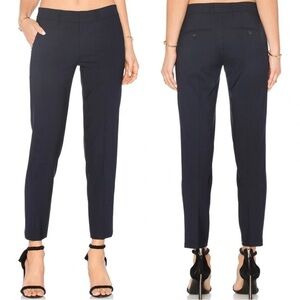 Vince Side Strapping Wool Pant Coastal Blue Business Casual Women’s 4